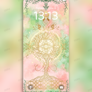 tree of life energy wallpaper + holographic light language activation set