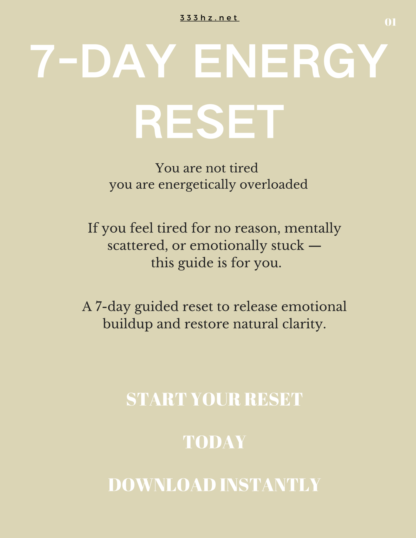 7day energy reset 7day energy reset